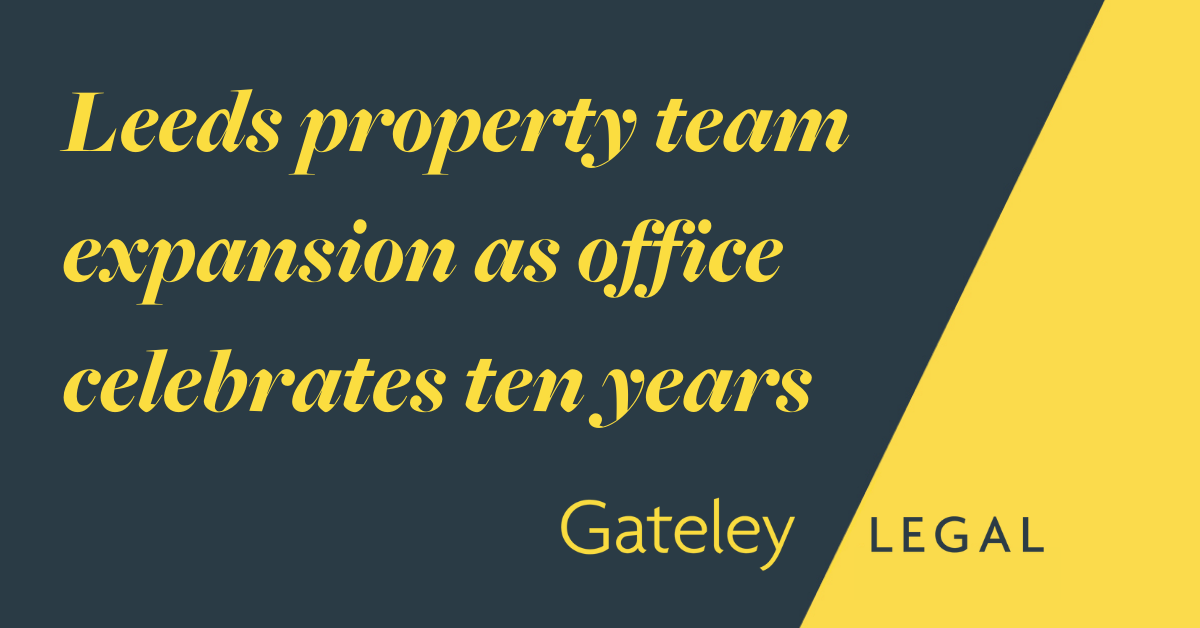 Leeds property team expansion as office celebrates ten years News