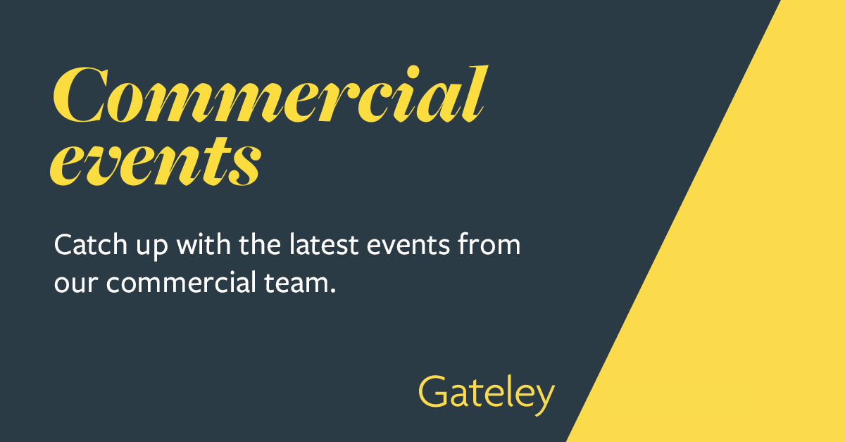 Commercial events Gateley