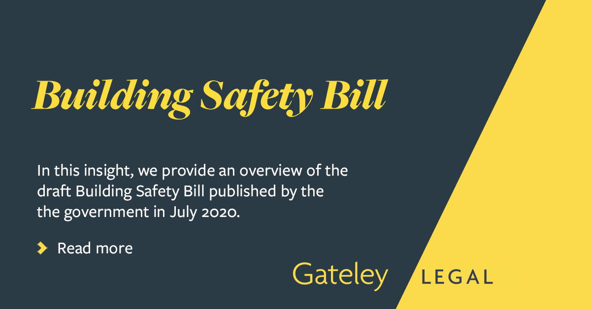 An overview of the draft Building Safety Bill Articles Gateley