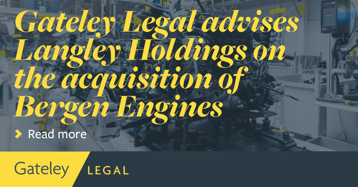 Gateley Legal advises Langley Holdings on the acquisition of Bergen